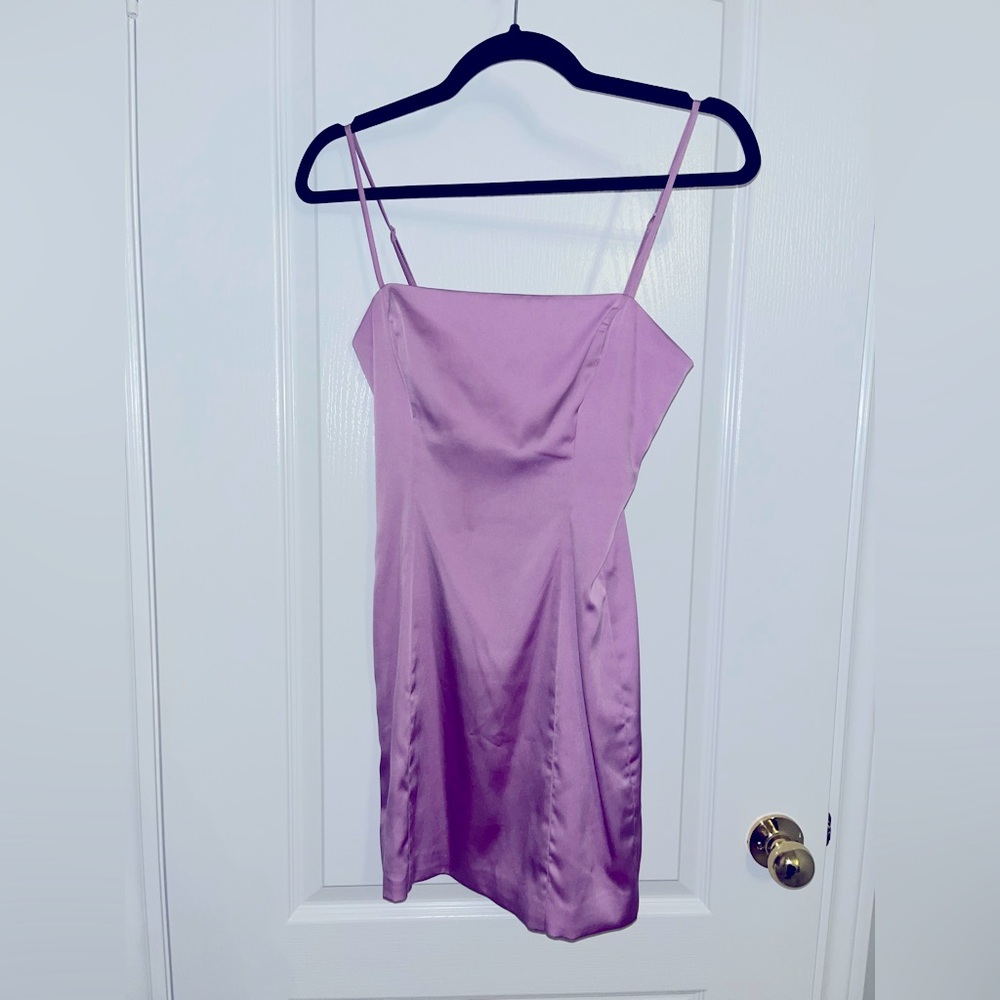 Lavender pink aritzia mini dress